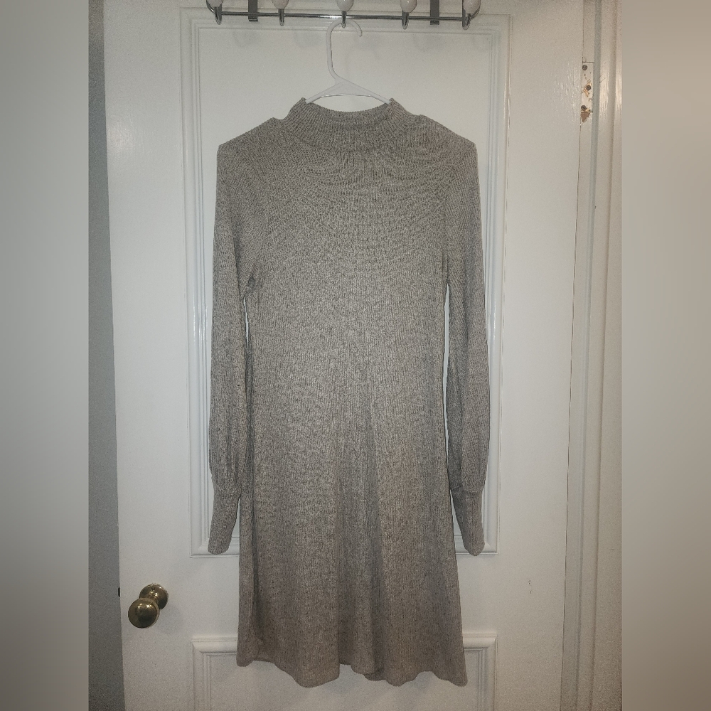 Express Taupe Knit Sweater